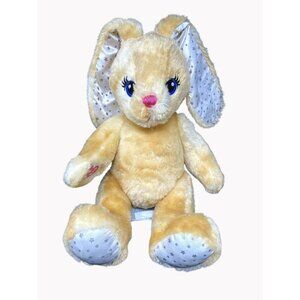 Build A Bear Workshop Bunny Rabbit Stuffed Animal Plush With Star Ears & Feet